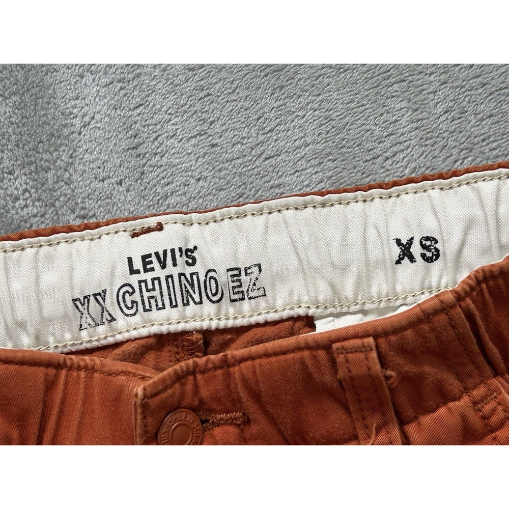 Levi's XX Chino EZ Pants Mens XS 26x31 Red Tapered Drawstring Golf Two Horse - Picture 7 of 14